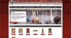 Desktop Screenshot of antiqueorientalcarpets.co.uk